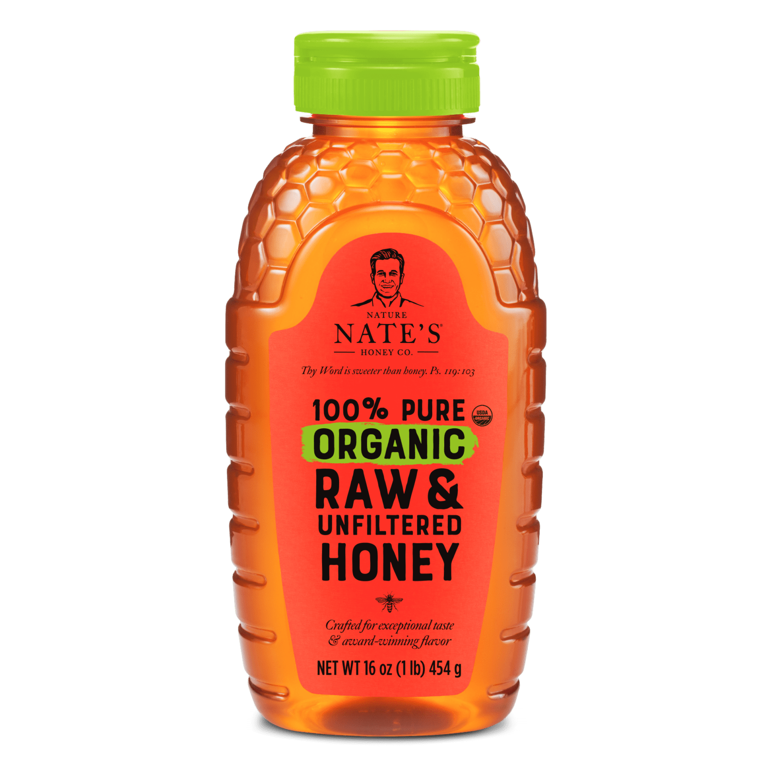 Raw Organic Honey By Nature Nate S Unfiltered 100 Pure